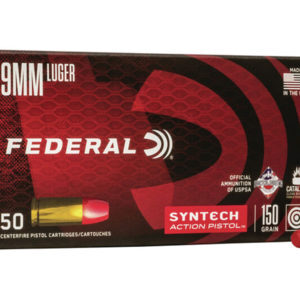 Federal 9mm 150 gr TSJ Syntech Action Pistol 50/Box