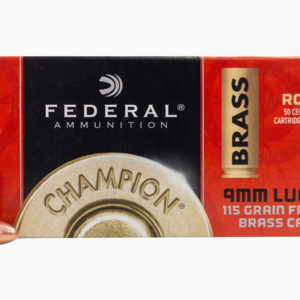 Federal 9mm 115 gr FMJ Champion Training 50/Box Item Number: WM5199 BX / View More Items by Federal / Condition: NEW