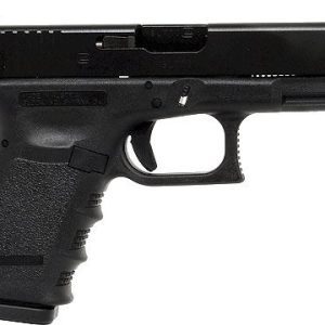 Glock 19 Compact Pistol PI1950203, 9mm, 4.02 in, Polymer Grip, Black Finish, Fixed Sights, 15 Rd