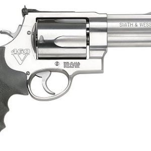 Smith & Wesson 460V Revolver 163465, 460 S&W Magnum, 5 in, Synthetic Grip, Stainless Finish, 5 Rd