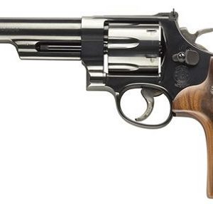 Smith & Wesson 57 Classic Revolver 150481, 41 Remington Mag, 6 in, Checkered Butt Walnut Grip, Bright Blue Finish, 6 Rd
